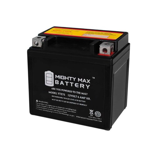 Ecom Group Inc Mighty Max Battery YTZ7 12V 6AH / 130CCA Battery YTZ7S - main